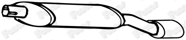 Rear Muffler (61736)