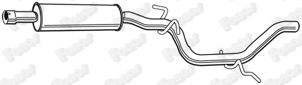 Centre Muffler (612106)