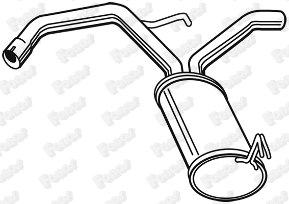 Rear Muffler (23093)