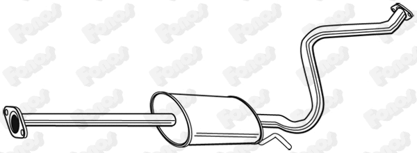 Centre Muffler (620030)