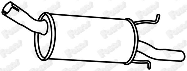 Rear Muffler (617433)