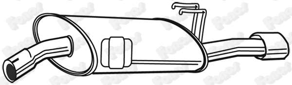 Rear Muffler (610846)