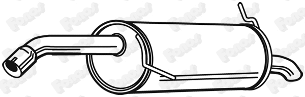 Rear Muffler (23995)