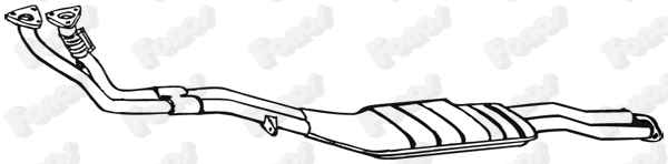 Centre Muffler (17504)