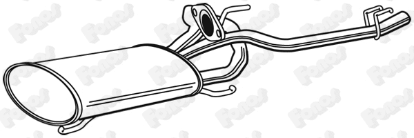 Centre Muffler (21528)