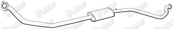 Centre Muffler (615183)