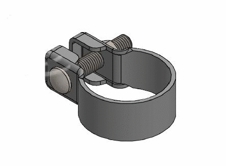 Clamping Piece, exhaust system