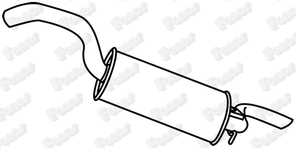 Rear Muffler (18985)