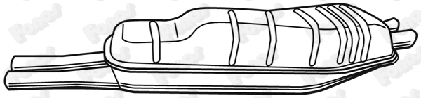 Rear Muffler (616652)