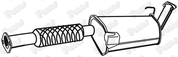 Centre Muffler (617733)