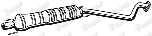 Centre Muffler (617453)