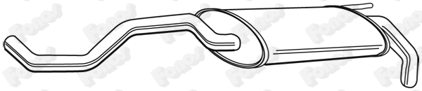 Rear Muffler (616408)