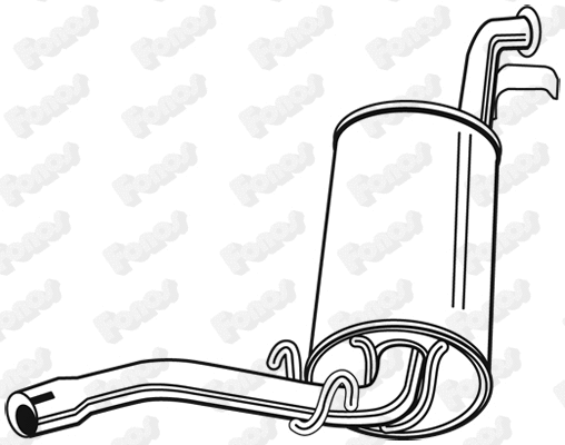 Rear Muffler (610124)