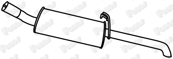 Rear Muffler (619791)