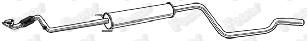 Centre Muffler (617929)
