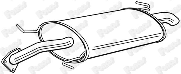 Rear Muffler (612695)