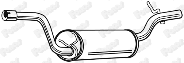 Rear Muffler (23110)