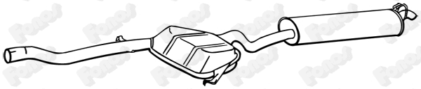 Rear Muffler (610185)