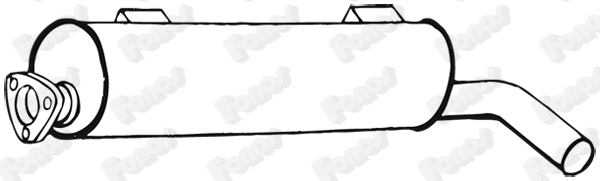 Rear Muffler (616456)
