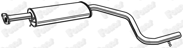 Centre Muffler (619348)
