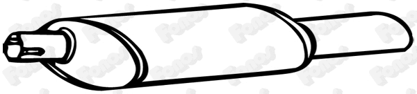 Rear Muffler (617115)