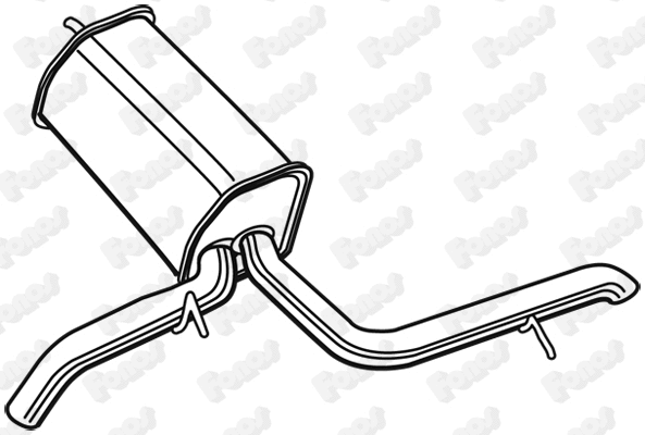 Rear Muffler (23117)