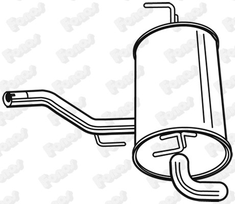 Rear Muffler (23792)