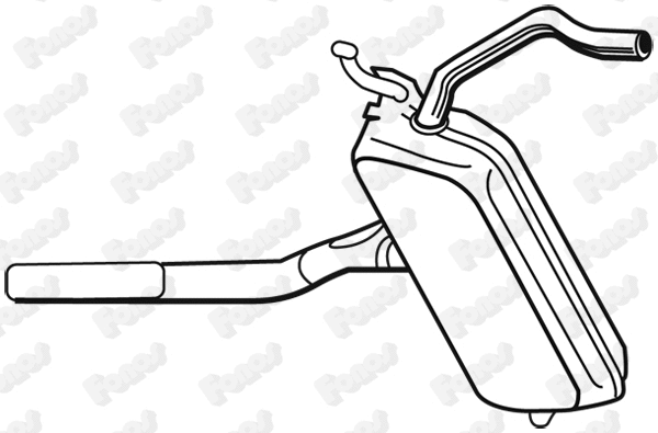 Rear Muffler (21470)