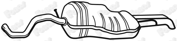 Rear Muffler (612477)