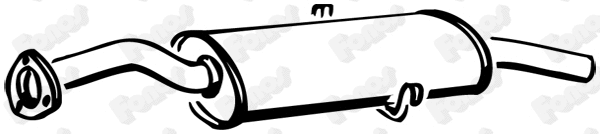 Rear Muffler (17444)