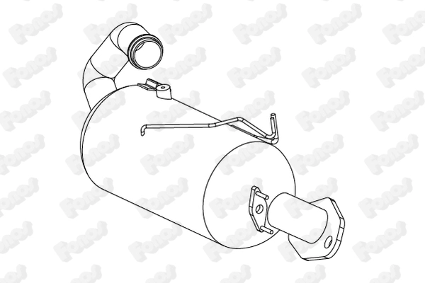 Soot/Particulate Filter, exhaust system (73344)