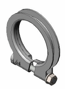 Clamping Piece, exhaust system