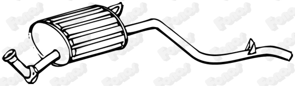 Rear Muffler (612155)