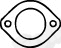 Gasket, exhaust pipe (81077)