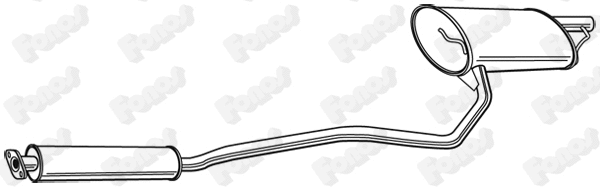 Rear Muffler (23266)