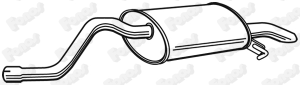 Rear Muffler (611368)