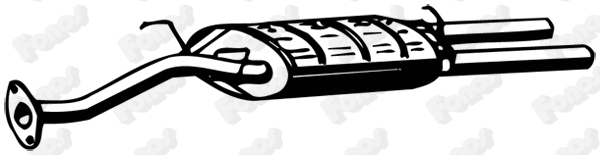 Rear Muffler (615442)