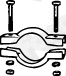 Clamping Piece, exhaust system (86166)