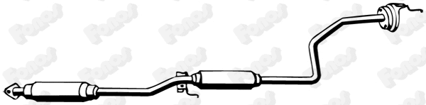 Centre Muffler (620010)