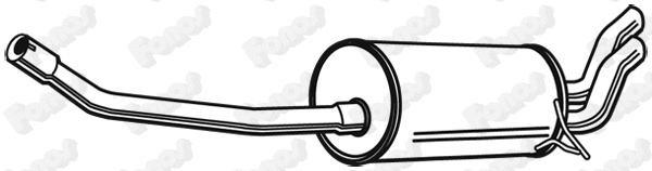 Rear Muffler (23398)