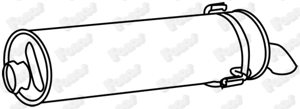 Rear Muffler (615186)