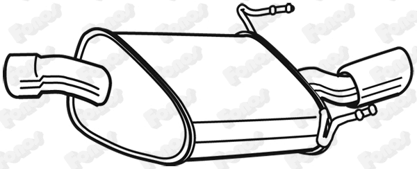 Rear Muffler (617508)