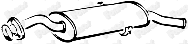 Rear Muffler (16287)