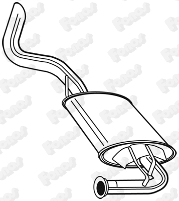 Rear Muffler (23691)