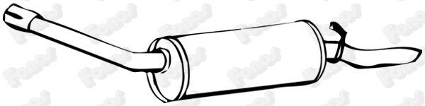 Rear Muffler (619443)