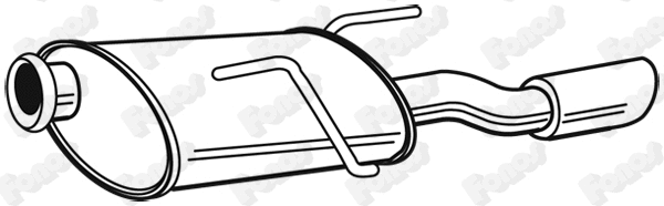 Rear Muffler (23503)