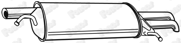 Rear Muffler (616420)