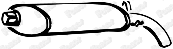 Rear Muffler (611400)