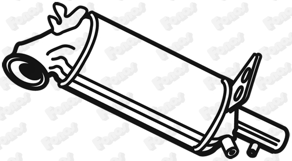 Soot/Particulate Filter, exhaust system (73045)