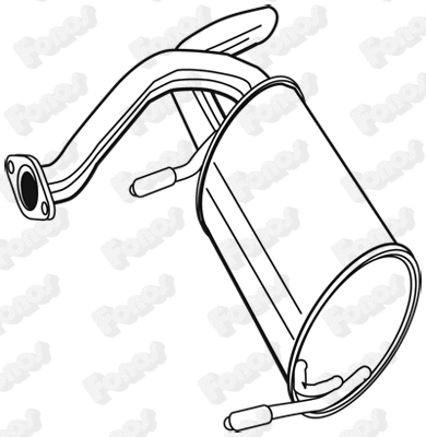 Rear Muffler (611856)
